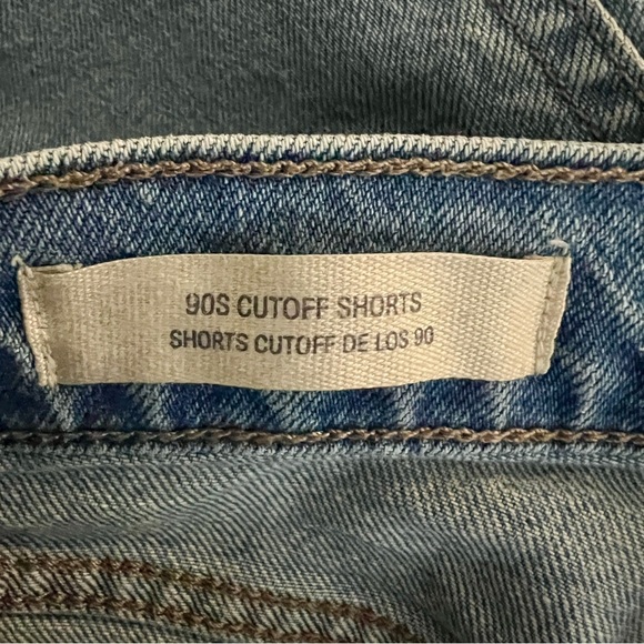 Universal Thread 90s Blue Jean Shorts High-Waisted Cut-Off Size 4R in EUC - Picture 6 of 9